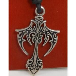 Vintage Celtic Cross Pendant Necklace 24" Adjustable Sacred Symbols NOS
